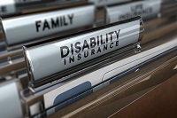 photo of disability insurance folders